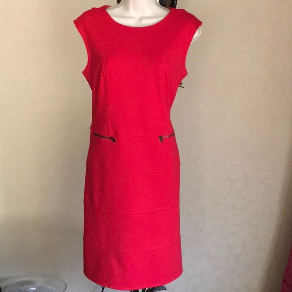 Vittadini Bright Red Dress…NWOT